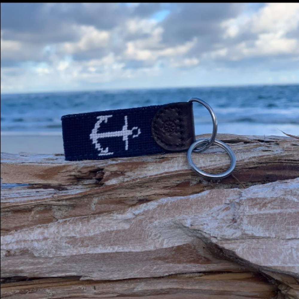 Brand new Needlepoint Anchor Key Fob - Picture 2 of 5